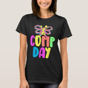 Cheer Comp Day Cheerleading Competition Day Preppy T-Shirt