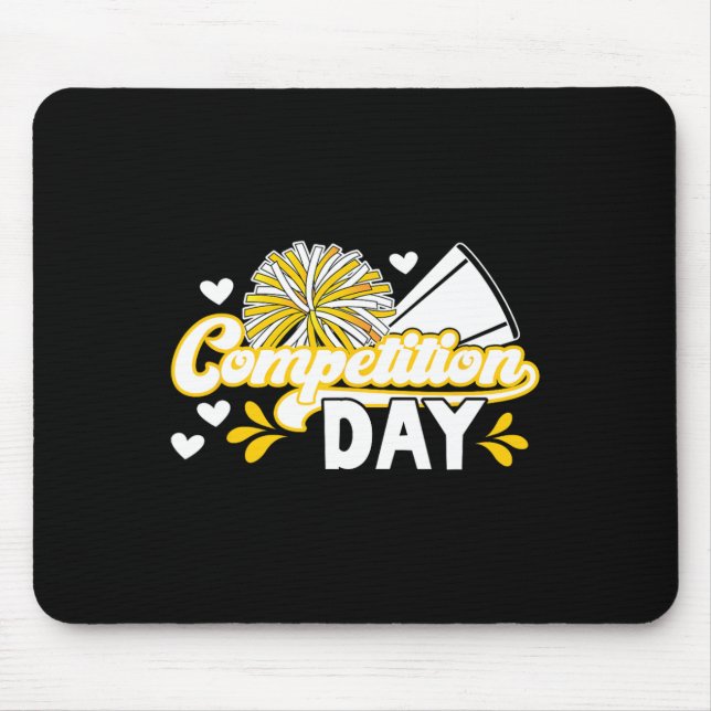 Cheer Competition Day Cheerleading Comp Day Cheerl Mouse Pad (Front)