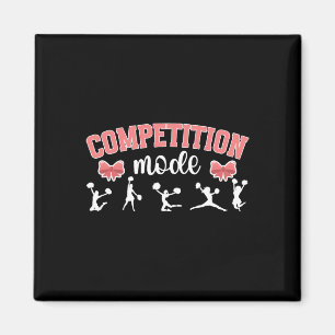 Cheer Competition Day Mode Cheerleading Comp Day _ Magnet