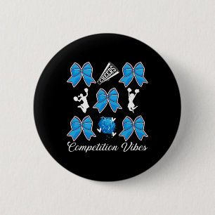 Cheer Competition Day Vibes Cheer Comp Day Cheerle 6 Cm Round Badge
