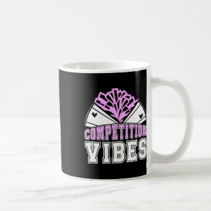 Cheer Competition Day Vibes Cheerleader Comp Day _ Coffee Mug