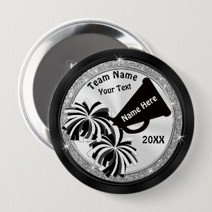Cheer Competition Goodie Bag Ideas, Personalised 10 Cm Round Badge