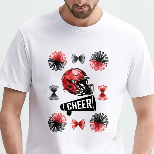 Cheer Coquette Bow American Football Autumn  T-Shirt (Creator Uploaded)