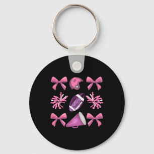 Cheer Coquette Bow Girls Cheerleading,cheerleading Key Ring
