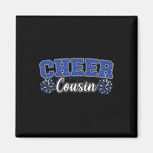 Cheer Cousin Blue My Favorite Cheerleader Calls Me Magnet