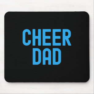 Cheer Dad Blue Cheerleading Matching Parents  Mouse Pad