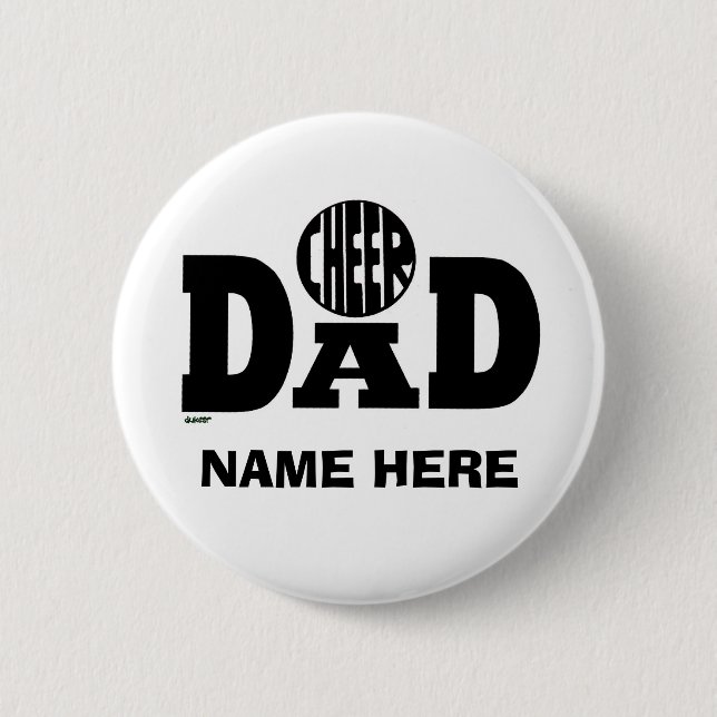 CHEER DAD BUTTON (CUSTOM) (Front)