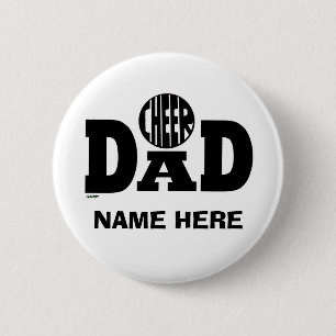 CHEER DAD BUTTON (CUSTOM)