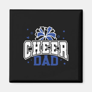 Cheer Dad Cheerleader Cheerleading Game Day Father Magnet