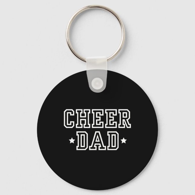 Cheer Dad Cheerleading _1  Key Ring (Front)