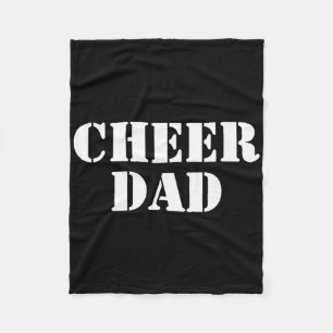 Cheer Dad Cheerleading _5 Fleece Blanket