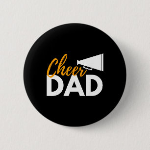 Cheer Dad - Cheerleading Cheerleader Dad Cheer Com 6 Cm Round Badge