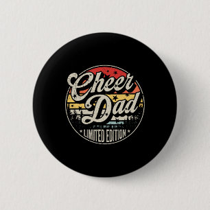 Cheer Dad Cheerleading Dad Retro Vintage Cheerlead 6 Cm Round Badge