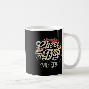 Cheer Dad Cheerleading Dad Retro Vintage Cheerlead Coffee Mug
