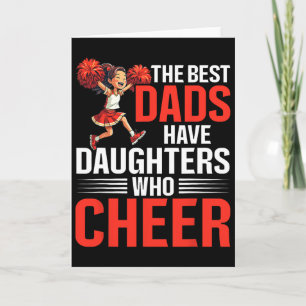 Cheer Dad Cheerleading Fathers Day _1 Card