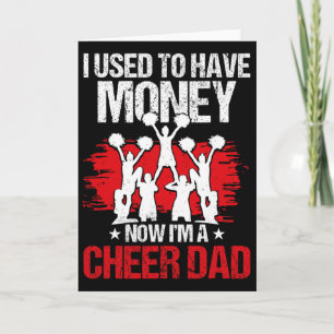 Cheer Dad Cheerleading Fathers Day Card