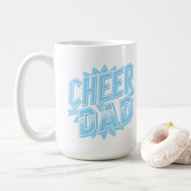 Cheer Dad  Coffee Mug (With Donut)