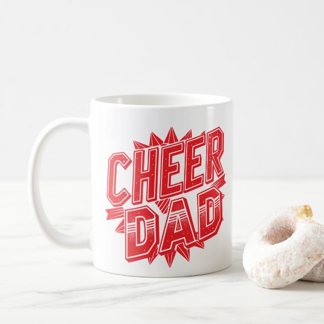 Cheer Dad  Coffee Mug (With Donut)