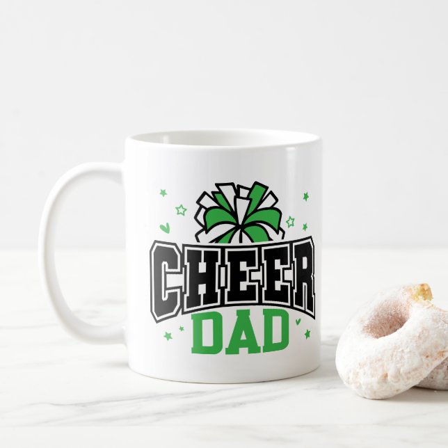 Cheer Dad  Coffee Mug (With Donut)