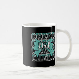 Cheer Dad Daddy Bow Sport Cheerleader Cheerleading Coffee Mug