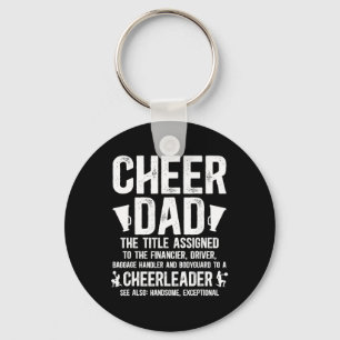Cheer Dad Definition Cheerleading Dad Of A Cheerle Key Ring