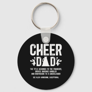 Cheer Dad Definition Cheerleading Dad Of A Cheerle Key Ring