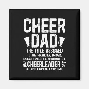 Cheer Dad Definition Cheerleading Dad Of A Cheerle Magnet