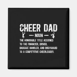 Cheer Dad Definition Cheerleading Dad Of A Cheerle Magnet