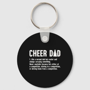 Cheer Dad Definition Dad Of A Cheerleader Father Key Ring