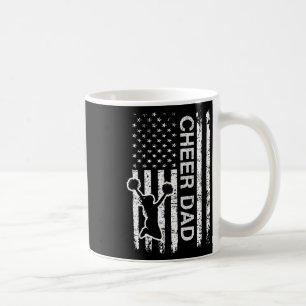 Cheer Dad Flag Royal Blue Cheerleading Coffee Mug