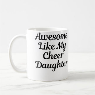 Cheer Dad Mum Cheerleading Coffee Mug