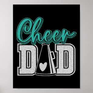 Cheer Dad My Favorite Cheerleader Calls Me Dad Tea Poster