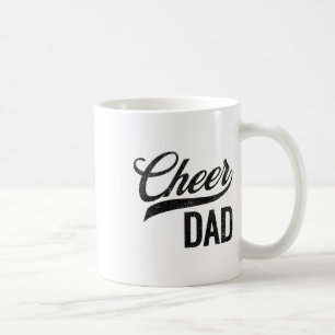 Cheer Dad Orange And Black Cheerleading Matching P Coffee Mug