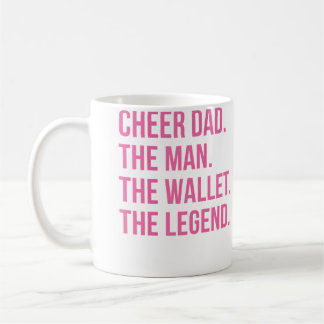 Cheer Dad Pink Cheerleading Coffee Mug