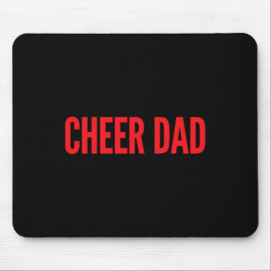 Cheer Dad Red And Black Cheerleading _1  Mouse Pad