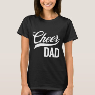 Cheer Dad Red And White Cheerleading Matching Pare T-Shirt