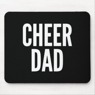 Cheer Dad Royal Blue Cheerleading Matching Parents Mouse Pad