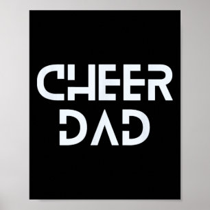Cheer Dad Royal Blue Cheerleading  Poster