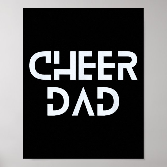 Cheer Dad Royal Blue Cheerleading  Poster (Front)