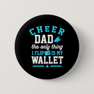 Cheer Dad Shirt Cheerleader Dad Cheerleading Compe 6 Cm Round Badge