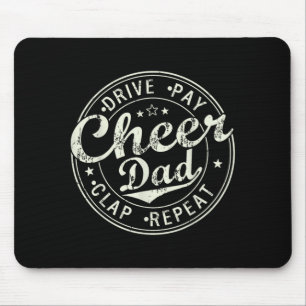 Cheer Dad Shirts for Men Fathers Day Funny Mouse Pad