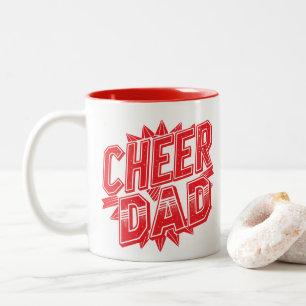 Cheer Dad  Two-Tone Coffee Mug