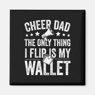 Cheer Dad Wallet Cheerleader Dad Cheerleading Fath Magnet