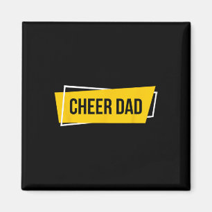 Cheer Dad Yellow Cheerleading _1 Magnet