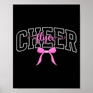 Cheer Flyer Coquette Cheerleader Flyer Cheerleadin Poster