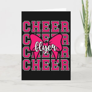 Cheer Flyer Coquette Cheerleading Flyer _1 Card