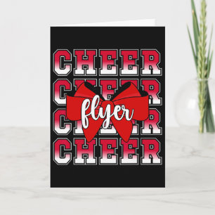 Cheer Flyer Coquette Cheerleading Flyer _3 Card