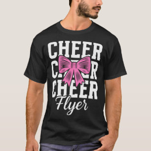 Cheer Flyer Coquette Cheerleading Flyer T-Shirt