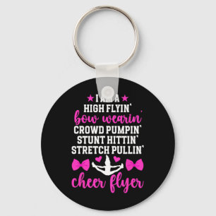 Cheer Flyer Definition Cheerleader Flyer Cheerlead Key Ring