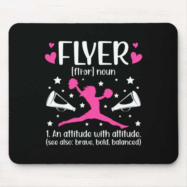 Cheer Flyer Definition Cheerleading Flyer _1  Mouse Pad (Front)